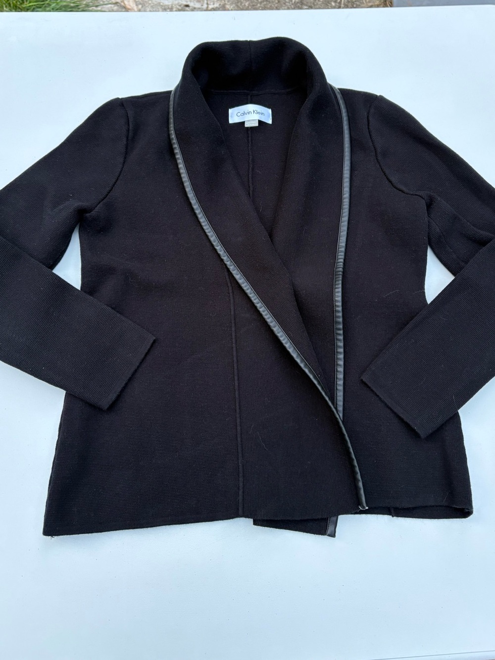 Calvin Klein Black Cardigan Sweater